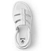 Color:White - Image 4 - Juliana Puff Water Resistant Leather Platform Sandals