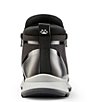 Color:Black - Image 3 - River Waterproof Nylon Double Zip Hi-Top Sneakers