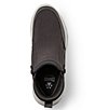Color:Black - Image 4 - River Waterproof Nylon Double Zip Hi-Top Sneakers