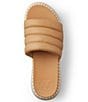 Color:Caramel - Image 4 - Soprato Water-Resistant Leather Puff Platform Slides