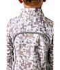 Courtside Kids Boys Long Sleeve Camo Retro Quarter Zip Pullover - Image 5