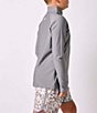 Courtside Kids Boys Long Sleeve Grey Quarter Zip Pullover - Image 2