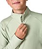 Courtside Kids Boys Long Sleeve Retro Quarter Zip Pullover - Image 5
