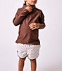 Courtside Kids Boys Retro Half Zip Pullover - Image 5