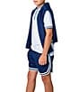 Courtside Kids Boys Short Sleeve All Sports Blade Collar Shirt - Image 4