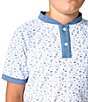 Courtside Kids Boys Short Sleeve All Sports Blade Collar Shirt - Image 5