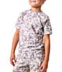 Courtside Kids Boys Short Sleeve Camo Practice Shirt - Image 2