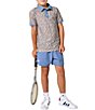 Courtside Kids Boys Short Sleeve Floral Print Polo - Image 3
