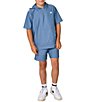 Courtside Kids Boys Short Sleeve Pullover Hoodie - Image 4