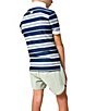 Courtside Kids Boys Short Sleeve Retro Stripe Polo - Image 3