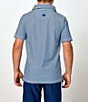 Courtside Kids Boys Short Sleeve Thin Stripe Polo - Image 3