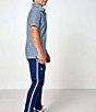 Courtside Kids Boys Short Sleeve Thin Stripe Polo - Image 4