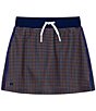 Courtside Kids Girls Gingham Tennis Skort - Image 1