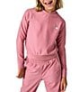 Courtside Kids Girls Long Sleeve Courtside Crew Neck Pullover - Image 2