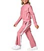 Courtside Kids Girls Long Sleeve Courtside Crew Neck Pullover - Image 4