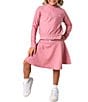 Courtside Kids Girls Long Sleeve Courtside Crew Neck Pullover - Image 5