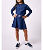 Courtside Kids Girls Long Sleeve Graphic Logo Pullover - Image 6