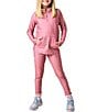 Courtside Kids Girls Long Sleeve Polka Dot Retro Half Zip Pullover - Image 4