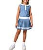 Courtside Kids Girls Pleated Skort - Image 2