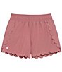 Courtside Kids Girls Scalloped Shorts - Image 1