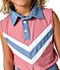 Courtside Kids Girls Sleeveless Cheer Tank Top - Image 4