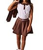 Courtside Kids Girls Top Spin Skort - Image 2