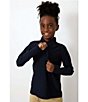 Courtside Kids Little Boys Long Sleeve Quarter Zip Pullover - Image 2
