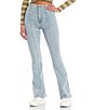 Color:Kiss Off - Image 1 - High Rise Flare Jeans