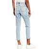 Color:Integrity - Image 2 - Distressed High Rise Mom Jeans