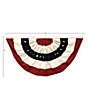 Creative Co Op American Flag Half Circle Fabric Wall Decor - Image 2