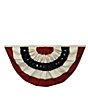 Creative Co Op American Flag Half Circle Fabric Wall Decor - Image 1