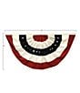 Creative Co Op American Flag Half Circle Fabric Wall Decor - Image 2