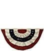 Creative Co Op American Flag Half Circle Fabric Wall Decor - Image 1