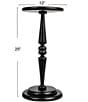 Creative Co Op Bishop Pedestal Cocktail Side Accent Table - Image 2