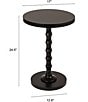 Creative Co Op Black Spindle Side Accent Table - Image 2