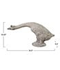 Creative Co Op Distressed Magnesia Leaning Goose Figurine - Image 2