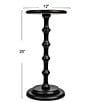 Creative Co Op Ergo Pedestal Cocktail Side Accent Table - Image 2