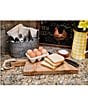 Creative Co Op Mango Wood Cheese Board, Color:Natural - Image 4