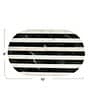 Creative Co Op Striped Marble Cheese and Cutting Board, Color:Multi - Image 4