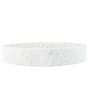Creative Co Op Minimalist Round Carved Marble Tray, Color:White - Image 2