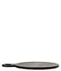 Creative Co Op Round Acacia Wood Cheese and Cutting Board, Color:Black - Image 2