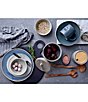 Creative Co Op Round Acacia Wood Cheese and Cutting Board, Color:Black - Image 4