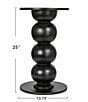 Creative Co Op Round Mango Wood Oversized Bubble Accent End Table - Image 2