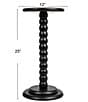 Creative Co Op Stacked Pedestal Cocktail Side Accent Table - Image 6