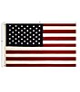 Creative Co Op USA Fabric Flag with Grommets - Image 2