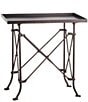Creative Co Op Vintage Rectangular Metal Side Table with Unique Claw Sole Feet - Image 1