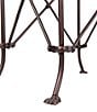 Creative Co Op Vintage Rectangular Metal Side Table with Unique Claw Sole Feet - Image 4