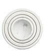 Creative Co Op White Marble Bowls, Set of 4, Color:White - Image 4