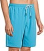 Cremieux 9#double; Classic Solid Swim Trunks, Color:Horizon Blue - Image 3