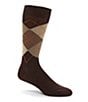 Color:Brown - Image 1 - Argyle Dress Socks